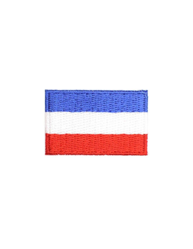 Aplicación bandera holanda bordada