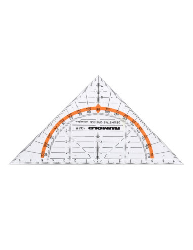 Regla patchwork triangular 160mm