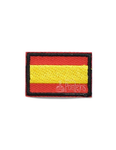 Aplicación bandera españa 3x2cm bordada