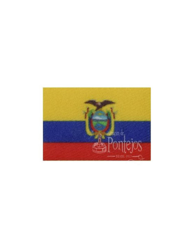 Aplicación bandera ecuador 3x2cm