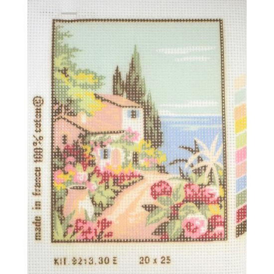 Kit petit point casa de verano