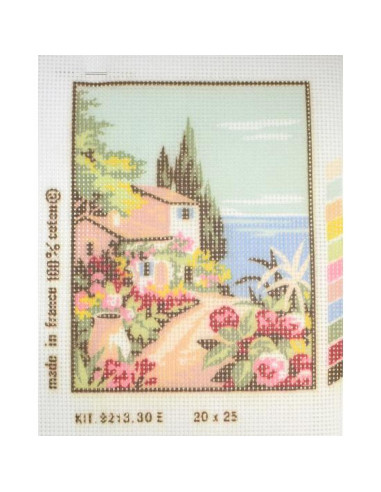 Kit petit point casa de verano