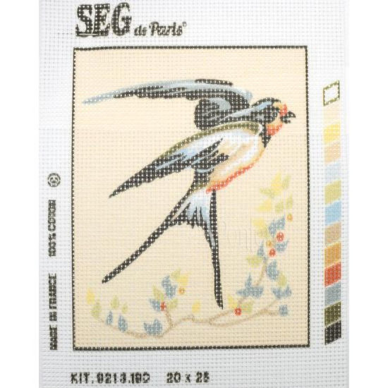 Kit petit point golondrina