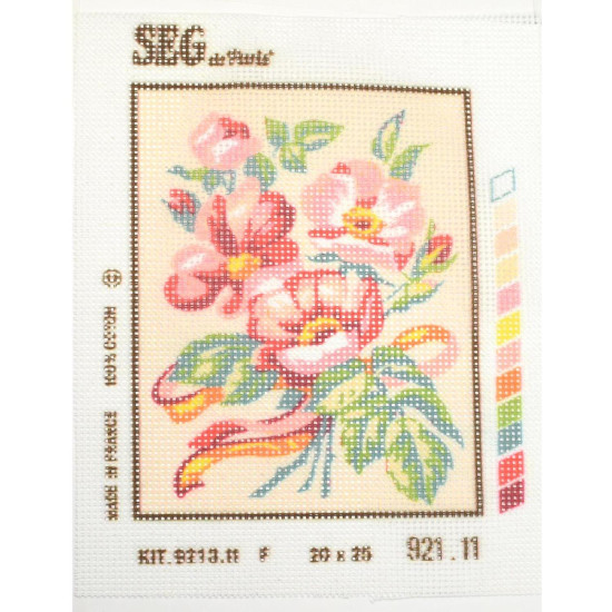 Kit petit point flores