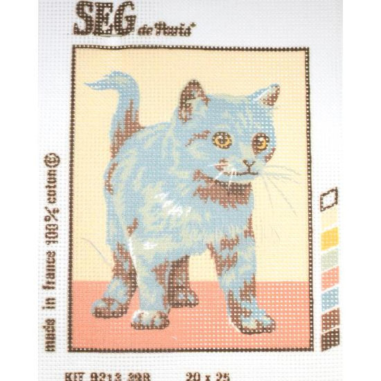 Kit petit point gato persa