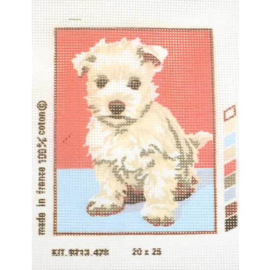 Kit petit point cachorro...