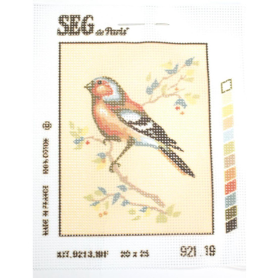 Kit petit point  pájaro...