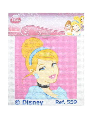 Kit petit point infantil cenicienta