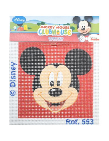 Kit petit point infantil mickey