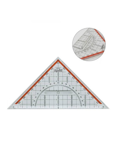 Regla patchwork triangular 225mm