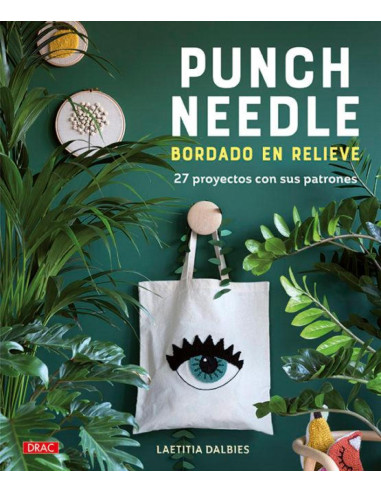 Punch needle bordados de relieve drac