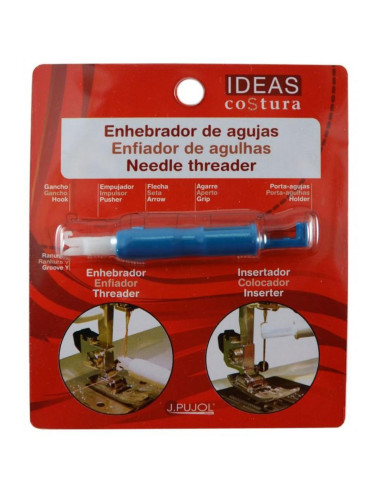 Enhebrador agujas para máquina de coser