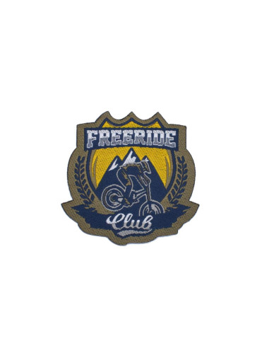 Aplicación tejida freeride club