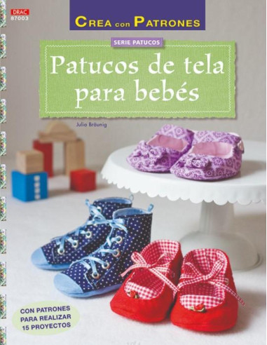 Patucos de tela para bebés drac