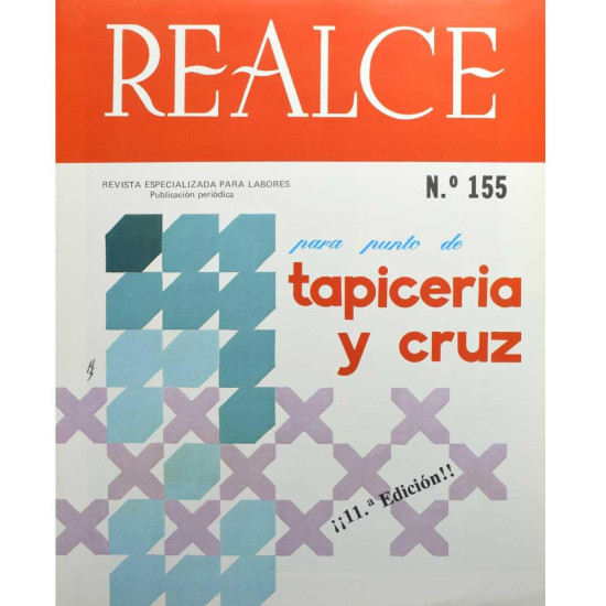 Realce punto de cruz tapicería