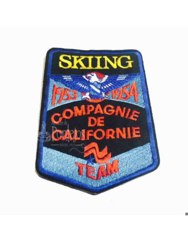 Aplicación escudo skiing compagnie