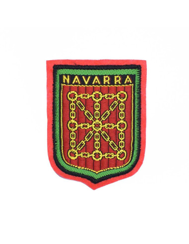 Parche termoadhesivo escudo navarra