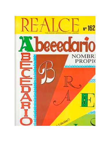 Letras para bordar nº162 realce