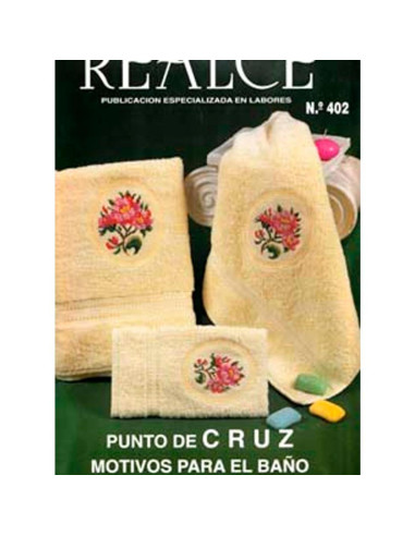 Punto de cruz para baño nº402 realce