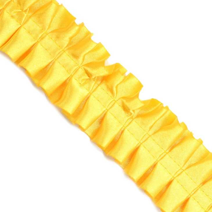 Rus satin ruffle 40mm | Merceria Online Pontejos