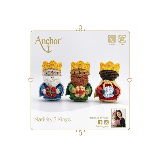 Kit amigurumis tres reyes...