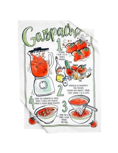 Paño cocina gazpacho