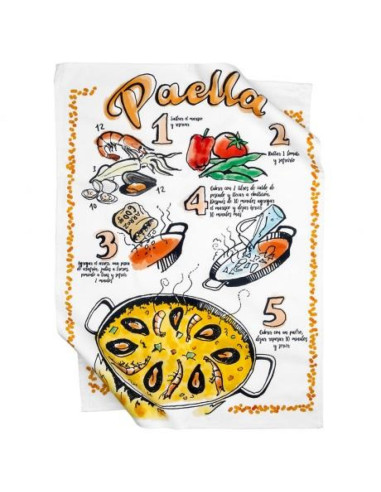 Paño cocina paella