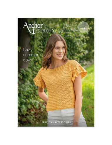 Revista anchor cotton n´linen 5 designs