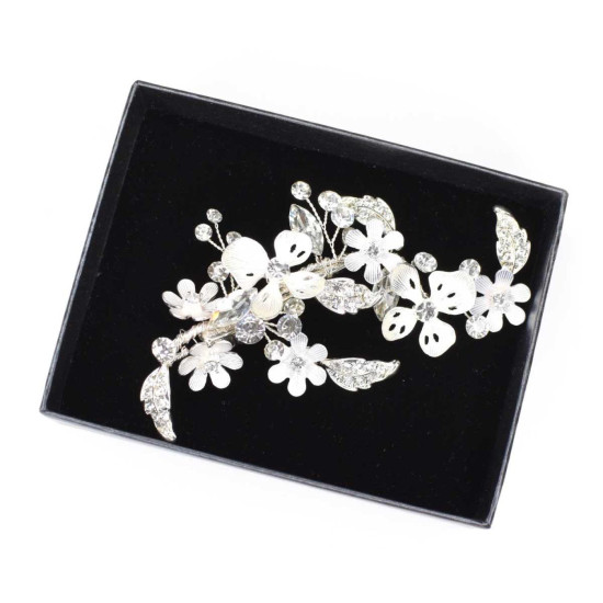 Broche pelo joya dara plata