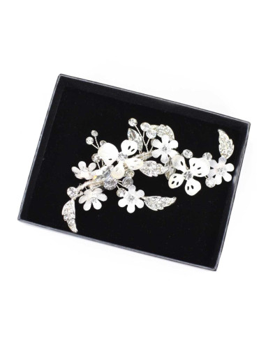 Broche pelo joya dara plata