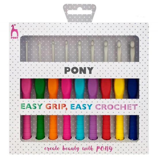 Agujas ganchillo easy grip,...