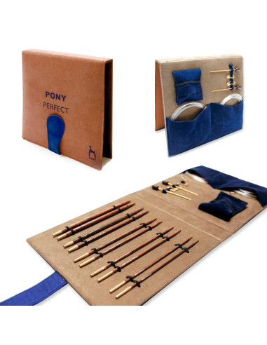 Estuche agujas circulares pony perfect