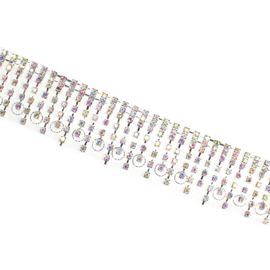 Fleco strass multicolor