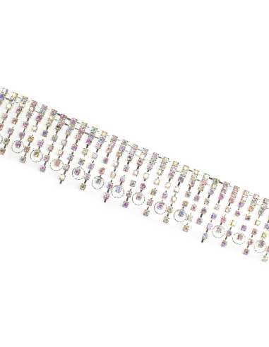 Fleco strass multicolor