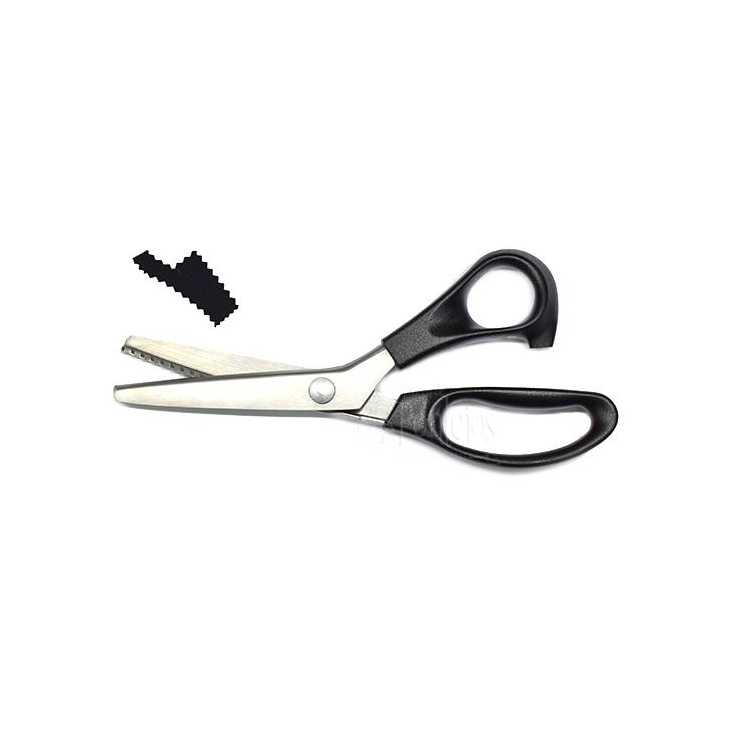 Zig zag scissors with handle 9cm | Online Haberdashery Pontejos