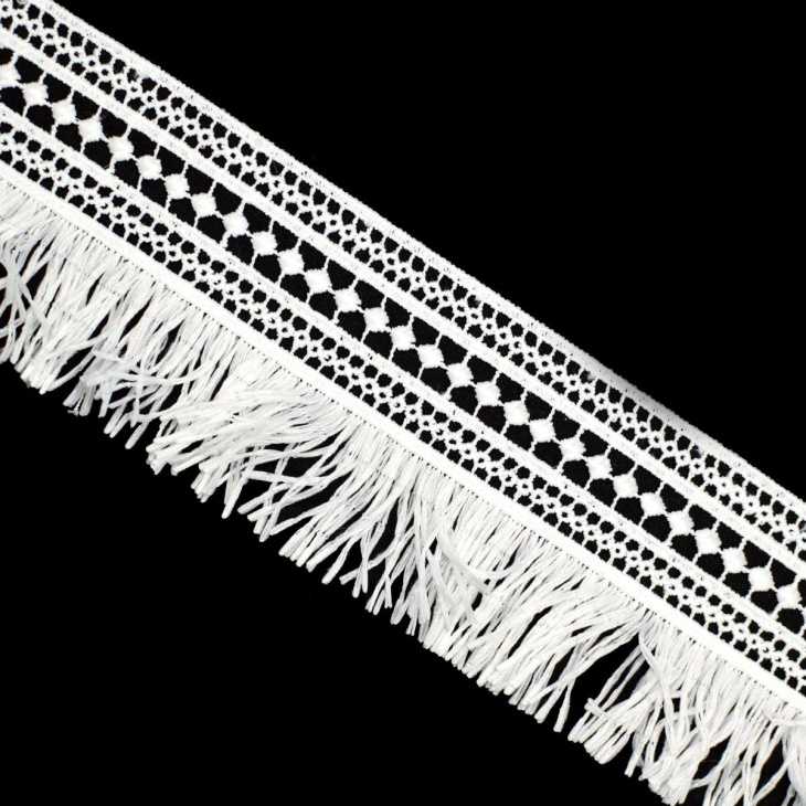 Lace fringe with dots 6.5cm | Merceria Online Pontejos