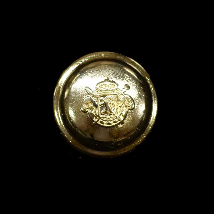 Metal button with lion coat of arms | Mercería Online Pontejos