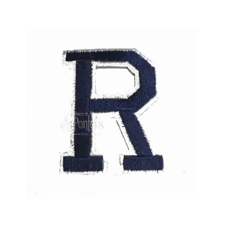 Aplicación letra r cuadrada | Mercería Online Pontejos