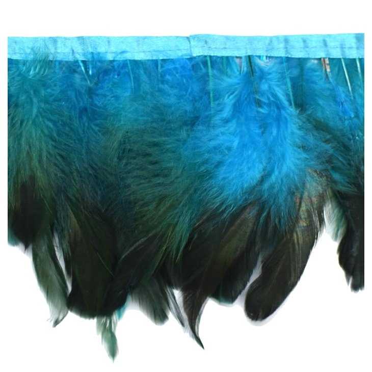 Fleco de plumas bicolor 14cm | Mercería Online Pontejos