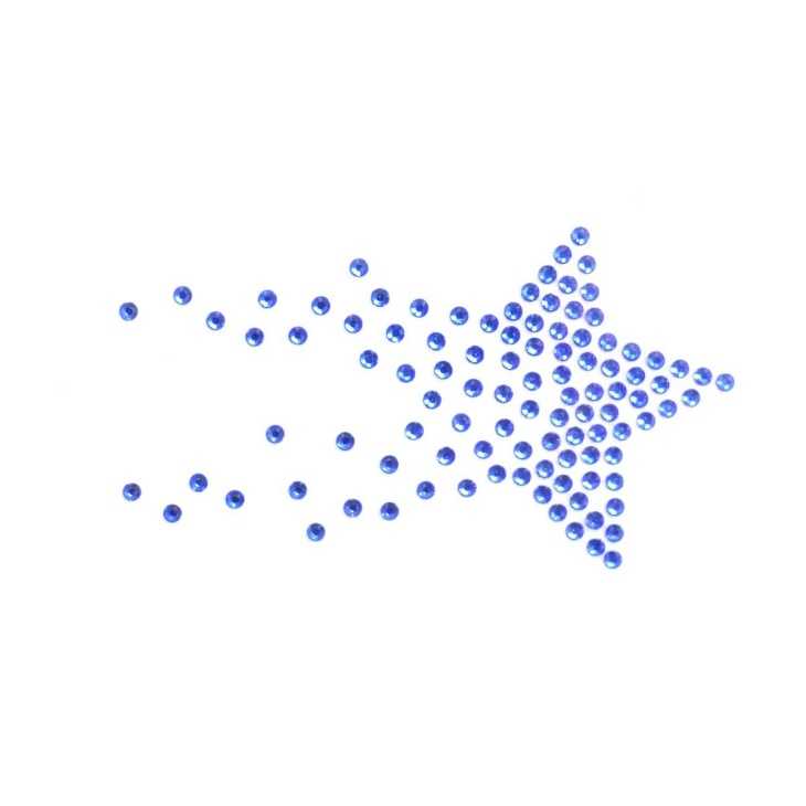 Shooting star rhinestones appliqué | Mercería Online Pontejos