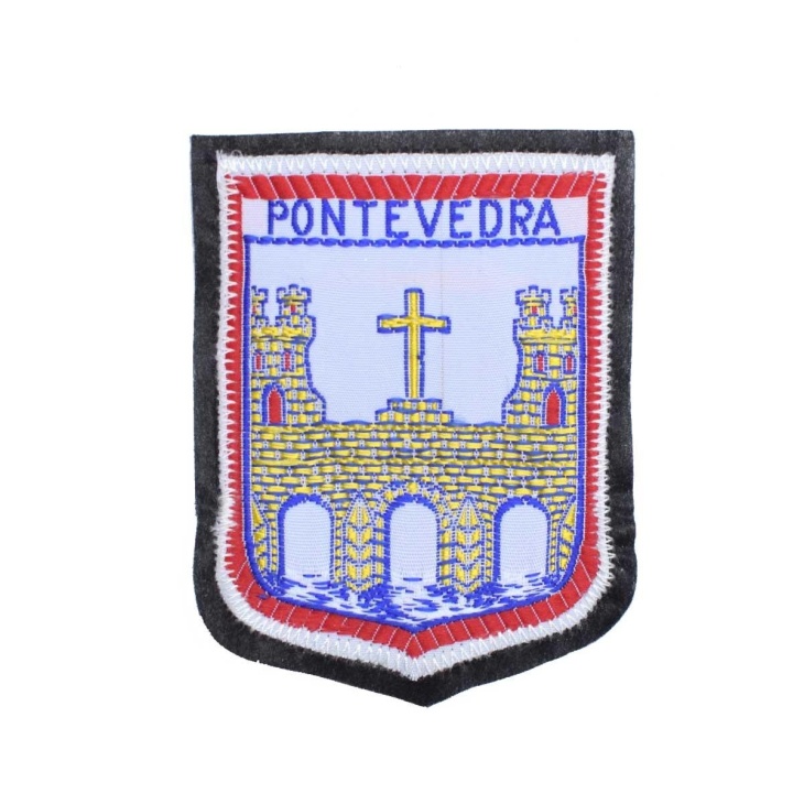 Parche termoadhesivo escudo pontevedra | Mercería Online Pontejos