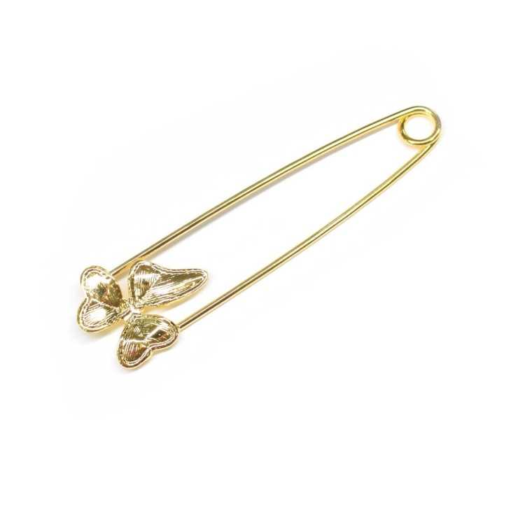 Flower fantasy safety pin | Mercería Online Pontejos