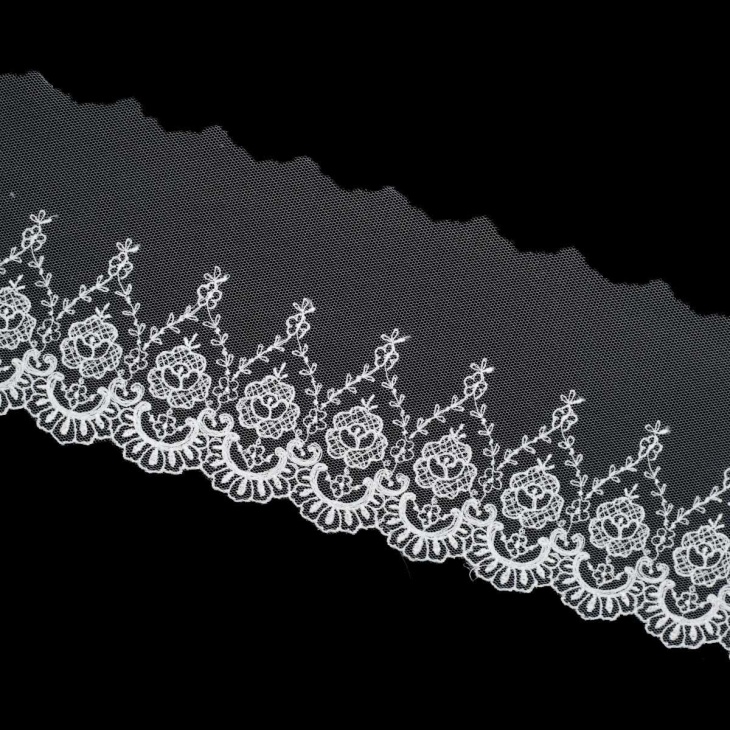 Embroidered tulle 2077 | Merceria Online Pontejos