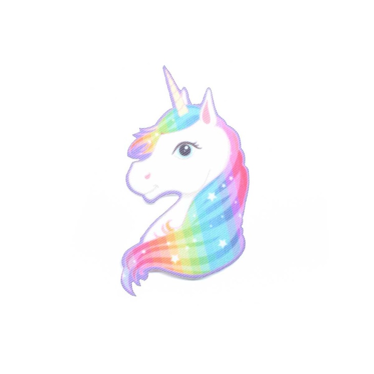 Aplicación unicornio pelo arcoiris | Mercería Online Pontejos