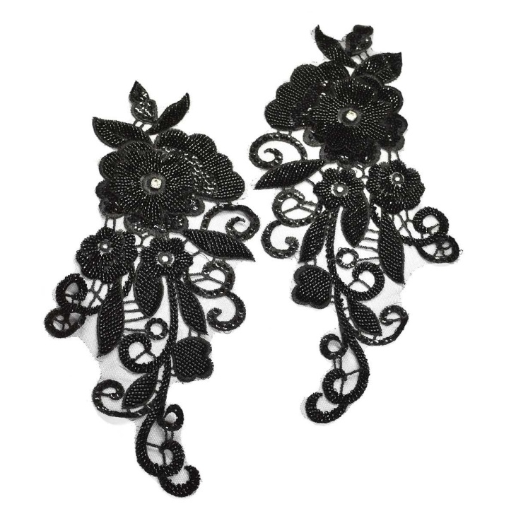 Stones flower patch (pair) | Mercería Online Pontejos