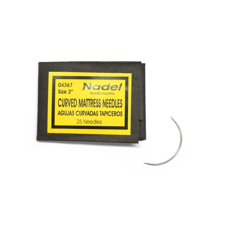 Curved needle upholsterers nadel | Mercería Online Pontejos