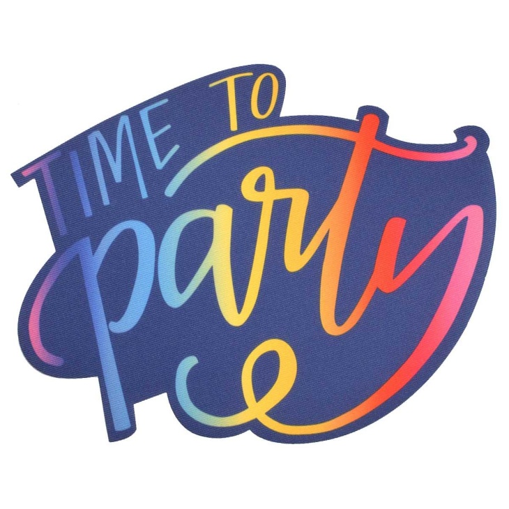 Parche para ropa time to party | Mercería Online Pontejos