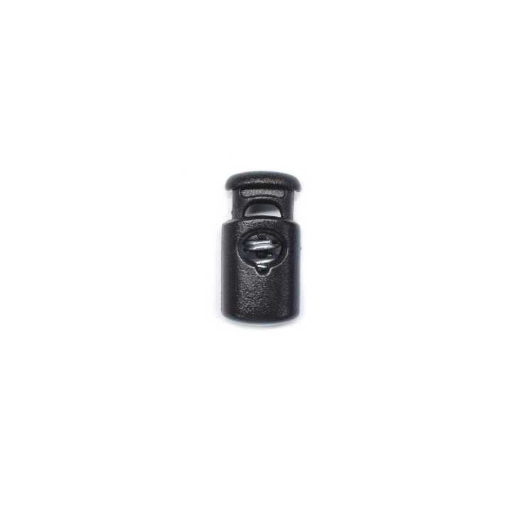 Tanca barril color negro 10mm | Mercería Online Pontejos