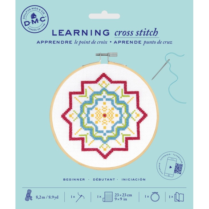 Kit infantil aprende punto de cruz | Mercería Online Pontejos