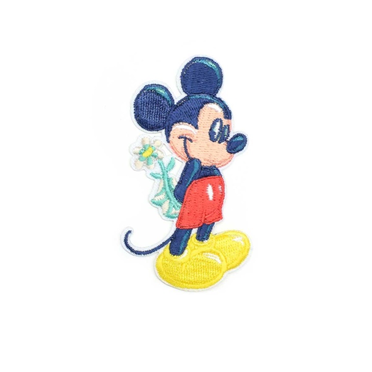 Parche autoadhesivo mickey flores | Mercería Online Pontejos